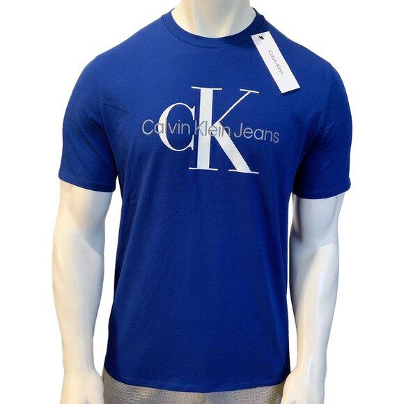Calvin Klein Other - MSRP $54.99 NWT CALVIN KLEIN MEN'S BLUE CREW NECK SHORT SLEEVE T-SHIRT SIZE S XL